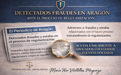 DETECTADOS FRAUDES EN ARAGÓN ANTE EL PROCESO DE REGULARIZACIÓN